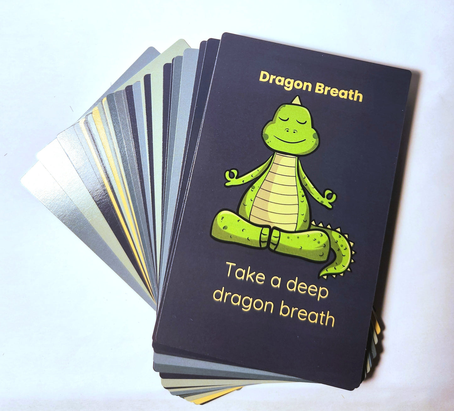 Little Light Mindfulness Bundle – Dragon Plushie + Mindfulness Cards for Kids